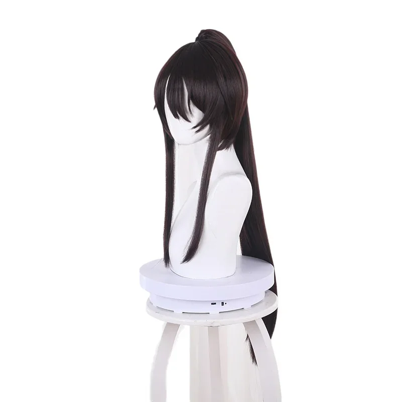 Парик L-email из синтетических волос косплей-парик чёрного цвета длиной 80 см