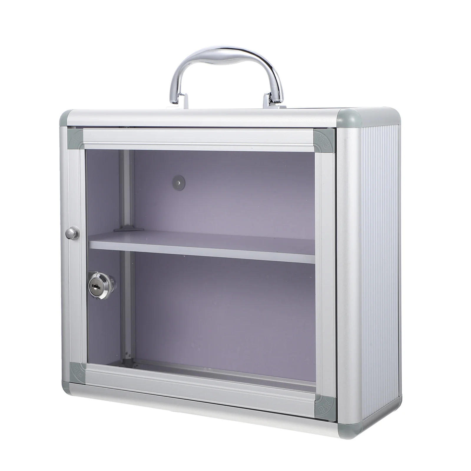 

Box Storage Aid First Container Locking Case Wall Lockable Containers Lock Family Cabinet Bin Community Emergency Organizer