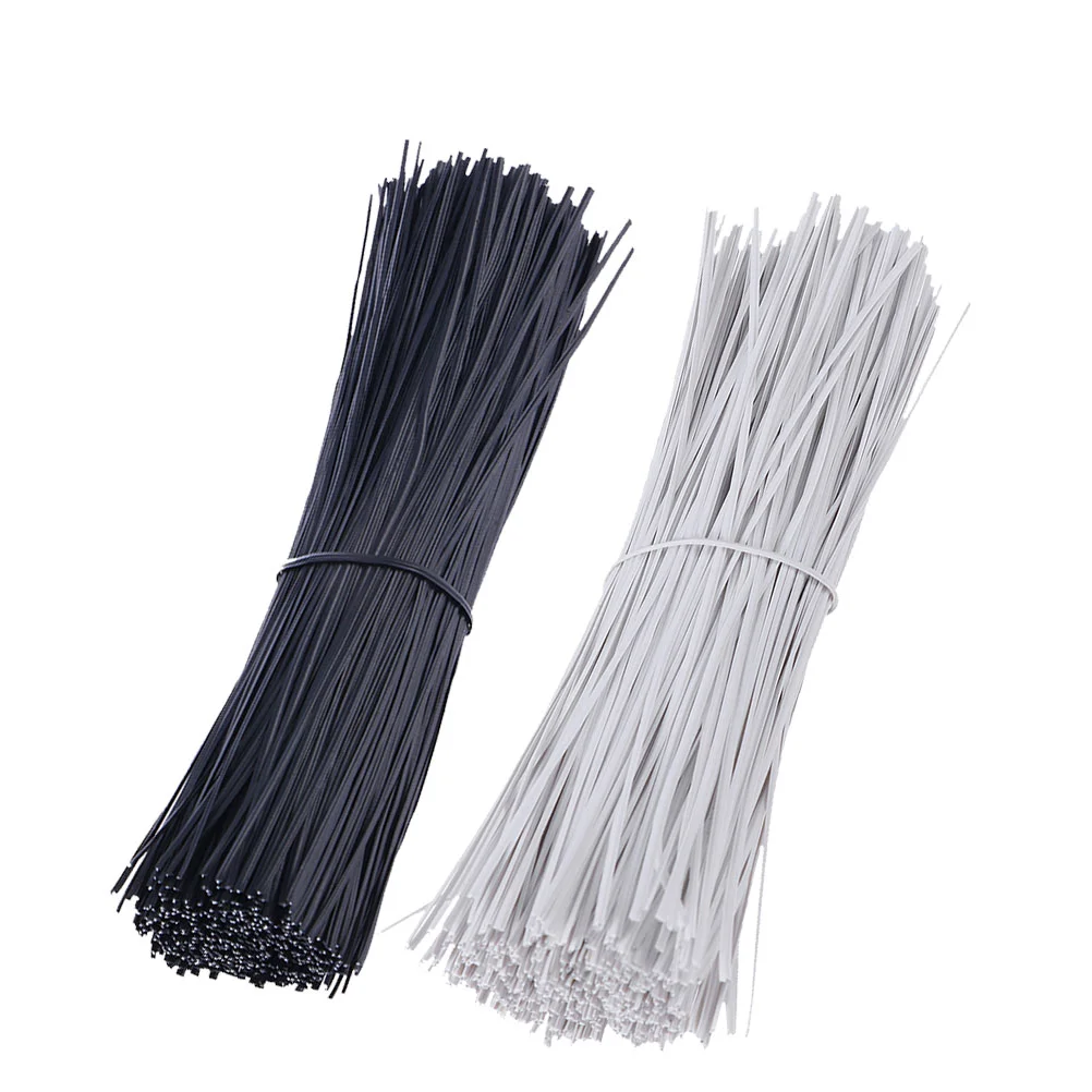 1000 шт. 045 мм железные стяжки с пластиковым покрытием кабельная обмотка органайзер