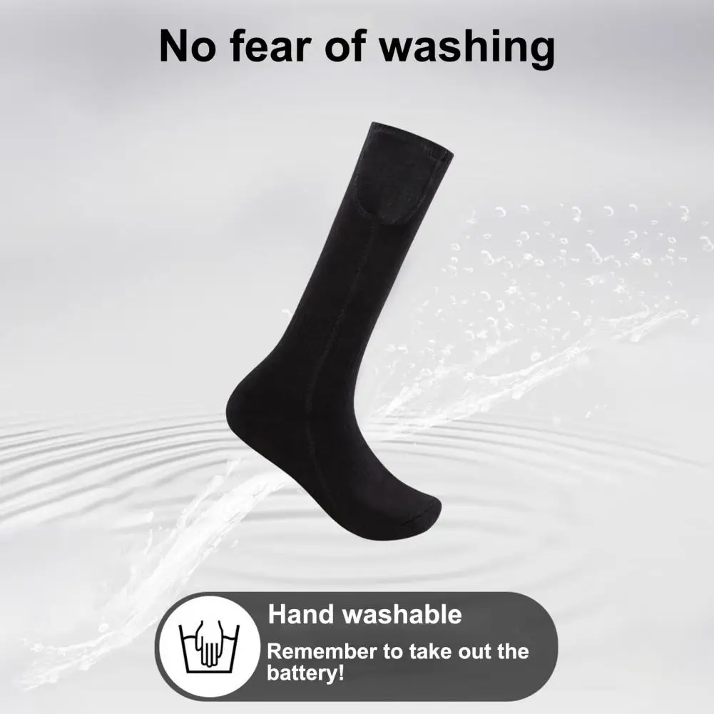 Practical Heating Socks Breathable 3 Gears Ski Sport Thermal Socks  Intelligent Control Thermal Socks for Outdoor