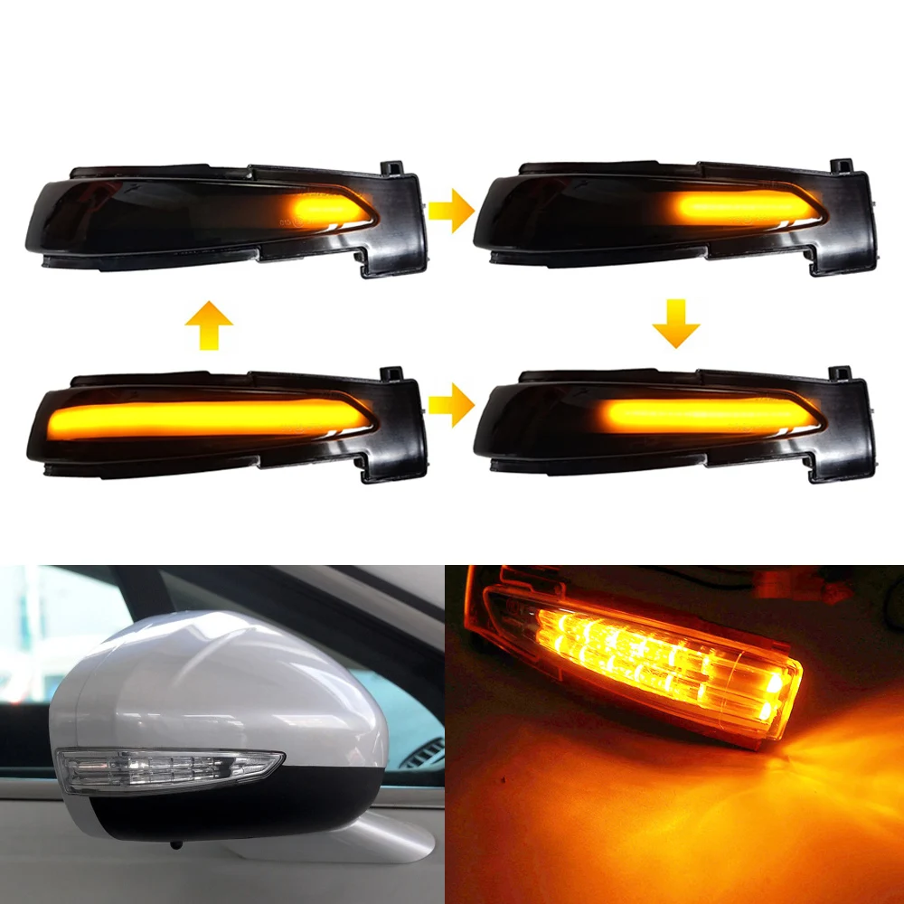 

2Pcs LED Dynamic Turn Signal Lights Side Mirror Indicator Lamp For Peugeot 508 2010-2017 Citroen DS5 C4 2013-2017 6325J5 6325J4