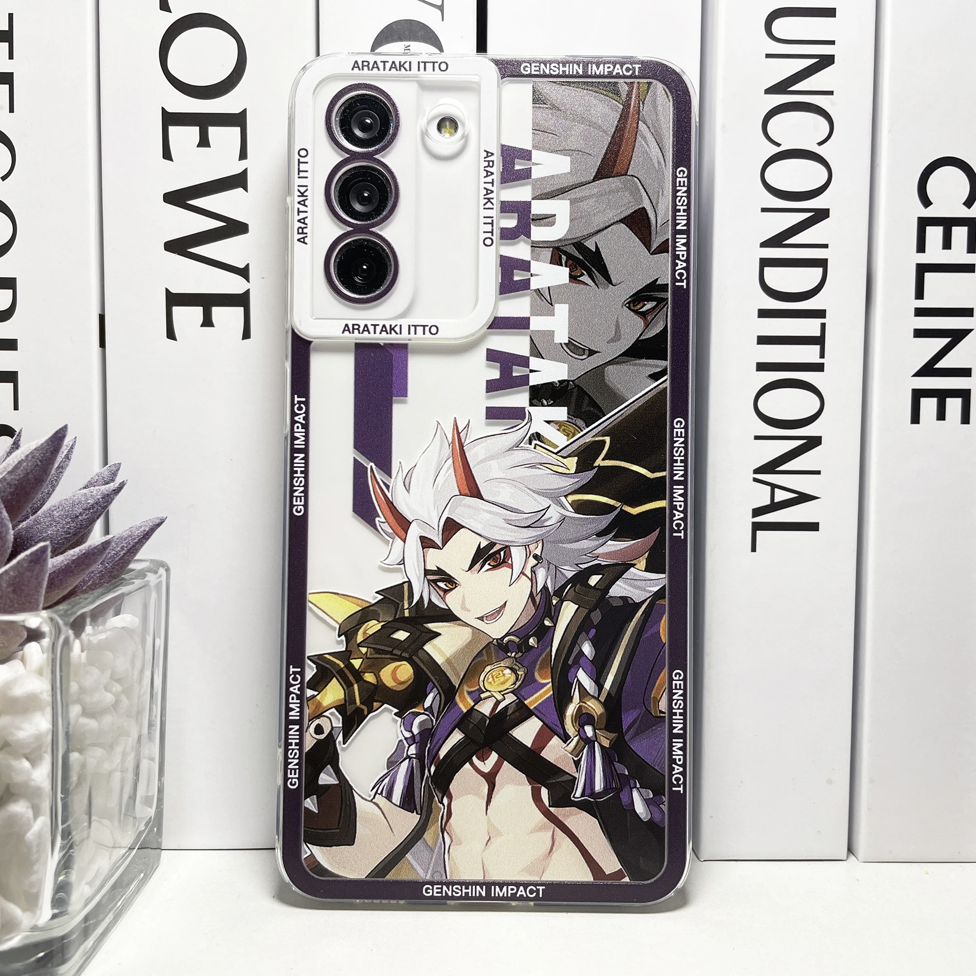 Genshin Impact Case For Samsung Galaxy S20 Plus S21 FE S22 S23 Ultra A53 A52 A13 A33 A54 A14 A34 Anime Diluc Zhongli Phone Cover images - 6