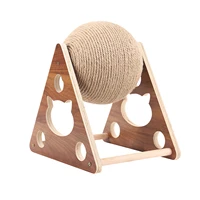 cat scratcher toy ball cat scratching ball cats scratcher for indoor kittens and cats nails interactive solid wood scratcher pet