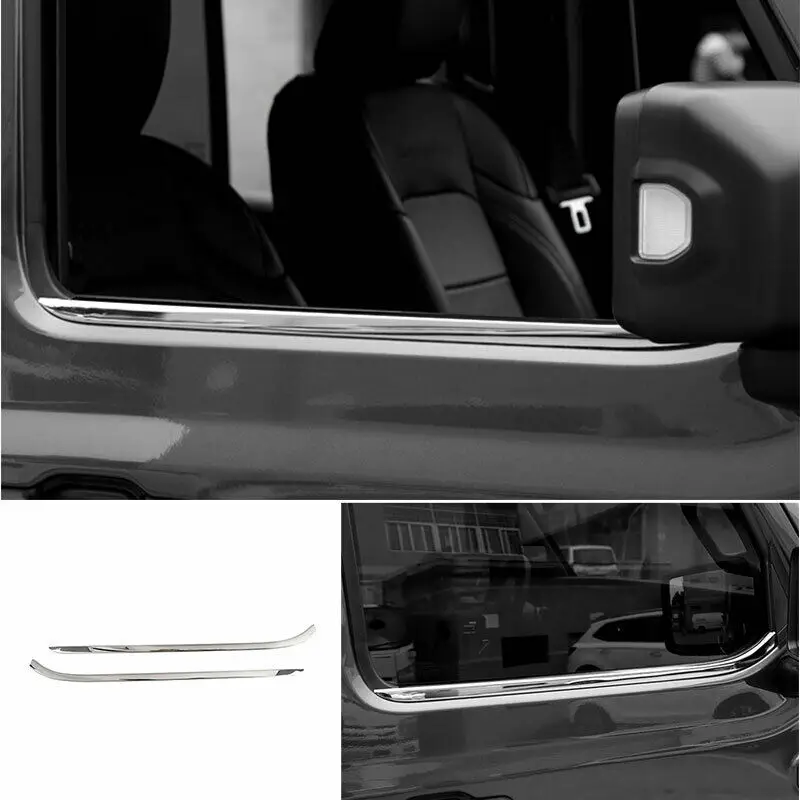 

Для 18-2020 Jeep Wrangler JL 2DR стальные хромированные оконные декоративные полосы