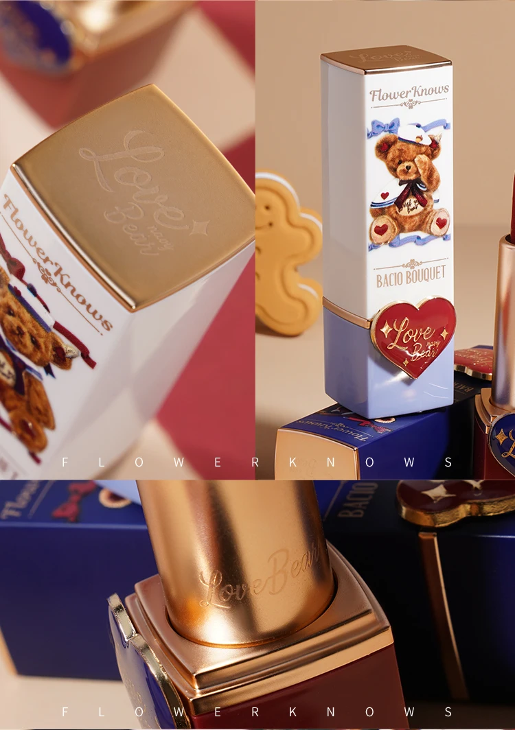 

Love Bear Series Matte velvet Forest / Moisturizing Lipstick Silky Smooth Renewal Lip Makeup Natural Professional Cosmetic