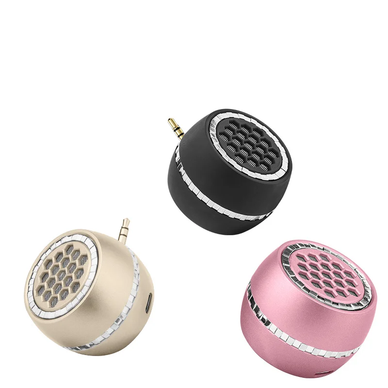 Portable Wireless Speaker Phone External Speaker Universal 3.5mm Jack Mini Sound Box For Smartphone Tablet Laptop MP3 MP4