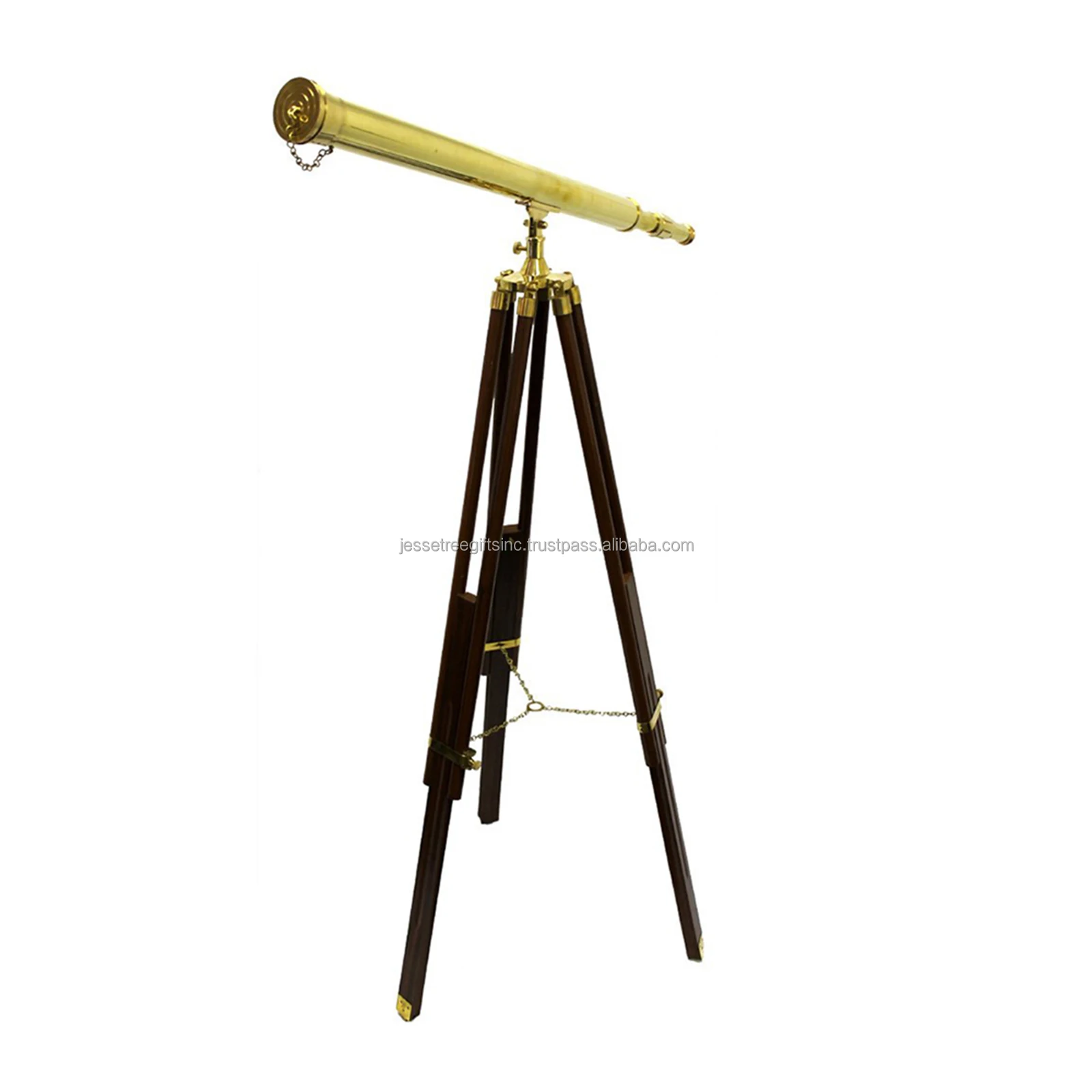 

Harbor Master Brass Telescope With Tripod Black Stand With Copper Plating Finishing Excellent Quality For Nautical