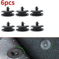 6pcs car mat carpet clips fixing grips clamps floor holders sleeves premium kit anti skid fastener retainer car accessories
