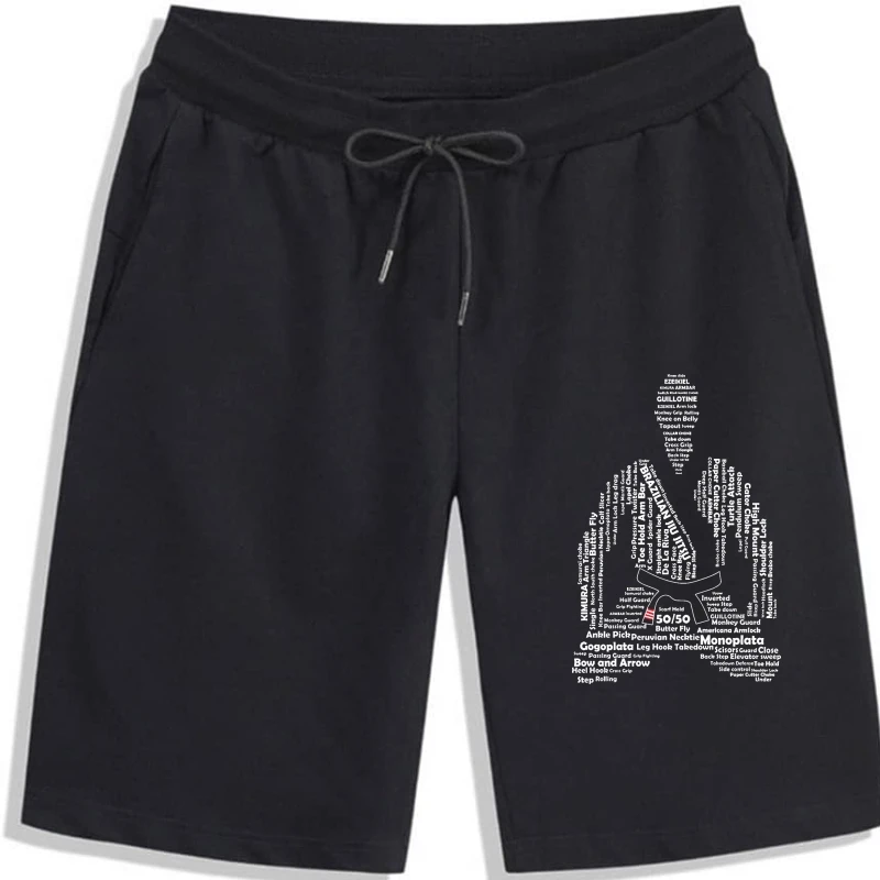 

2020 Летние Стильные Модные мужские шорты-бразильский джиу-джитсу-черный пояс мужские шорты для медитации