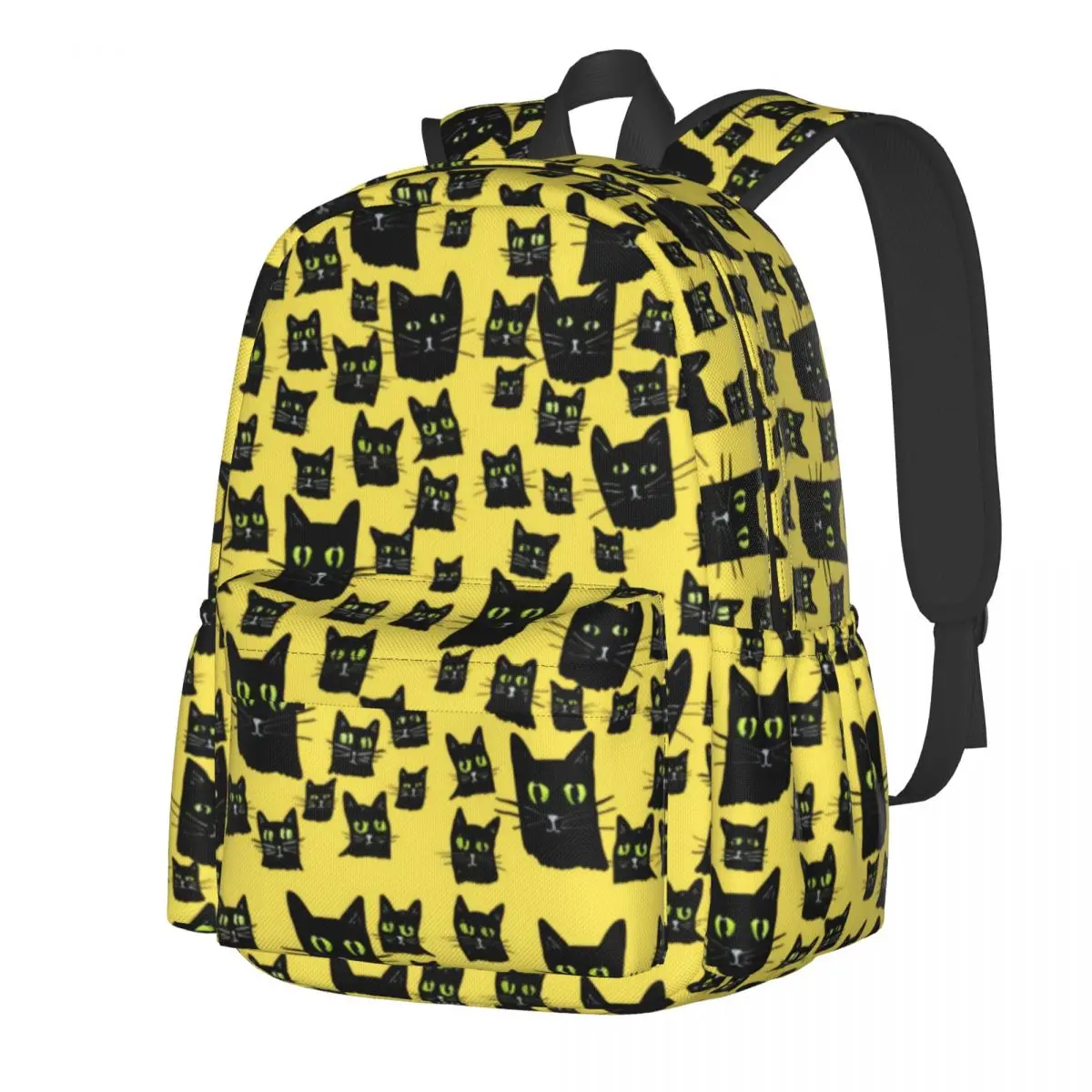 

Рюкзак с принтом в виде черной кошки на Хэллоуин для женщин