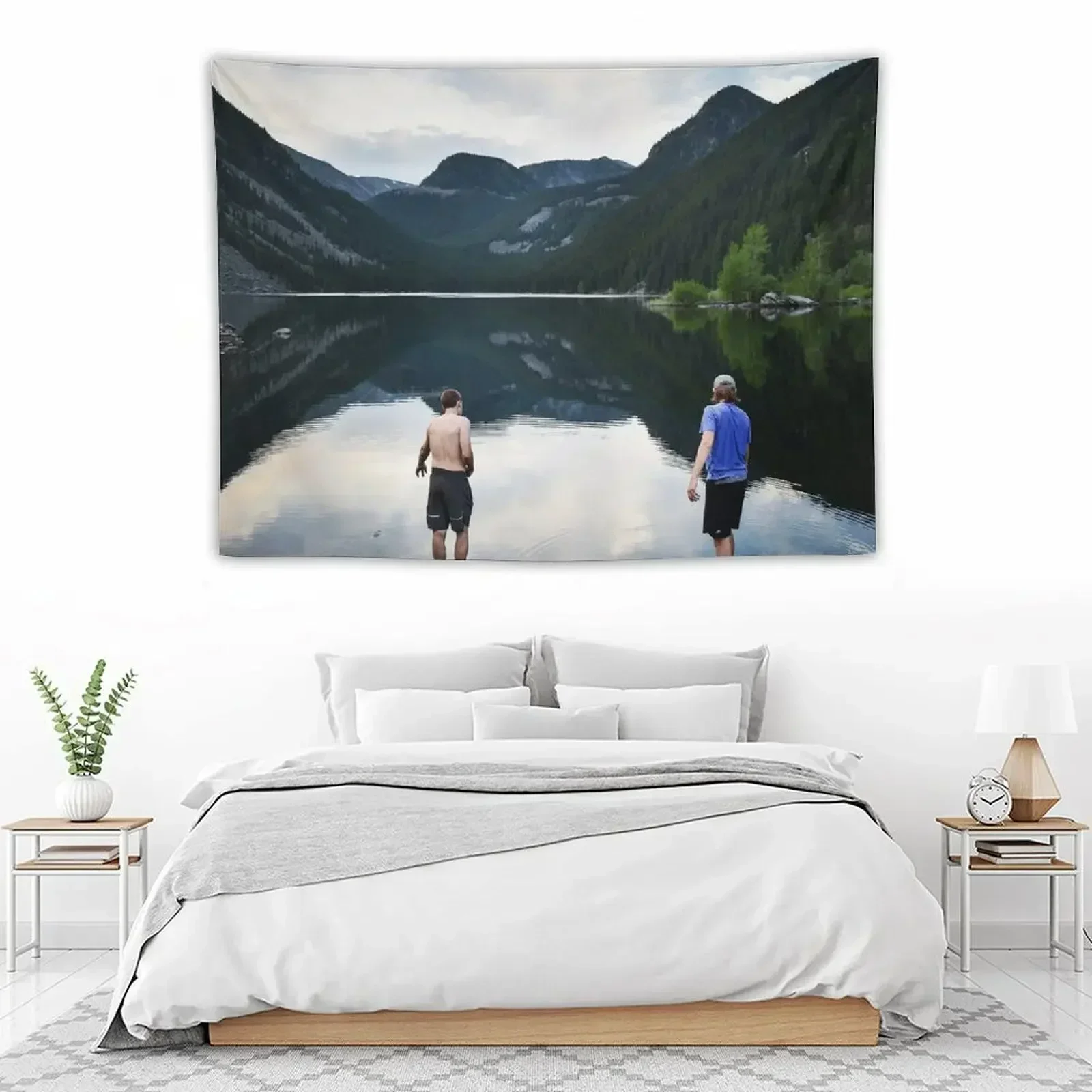 Гобелен с лавовым озером для декора спальни домашний гобелен