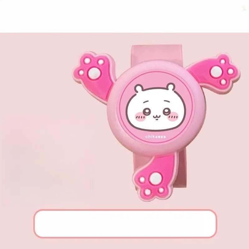 Фото Браслет-репеллент от комаров Chiikawa Hachiware Usagi Kawaii Anime Cartoon, вращающийся, для детей и студентов, небольшой подарок №3