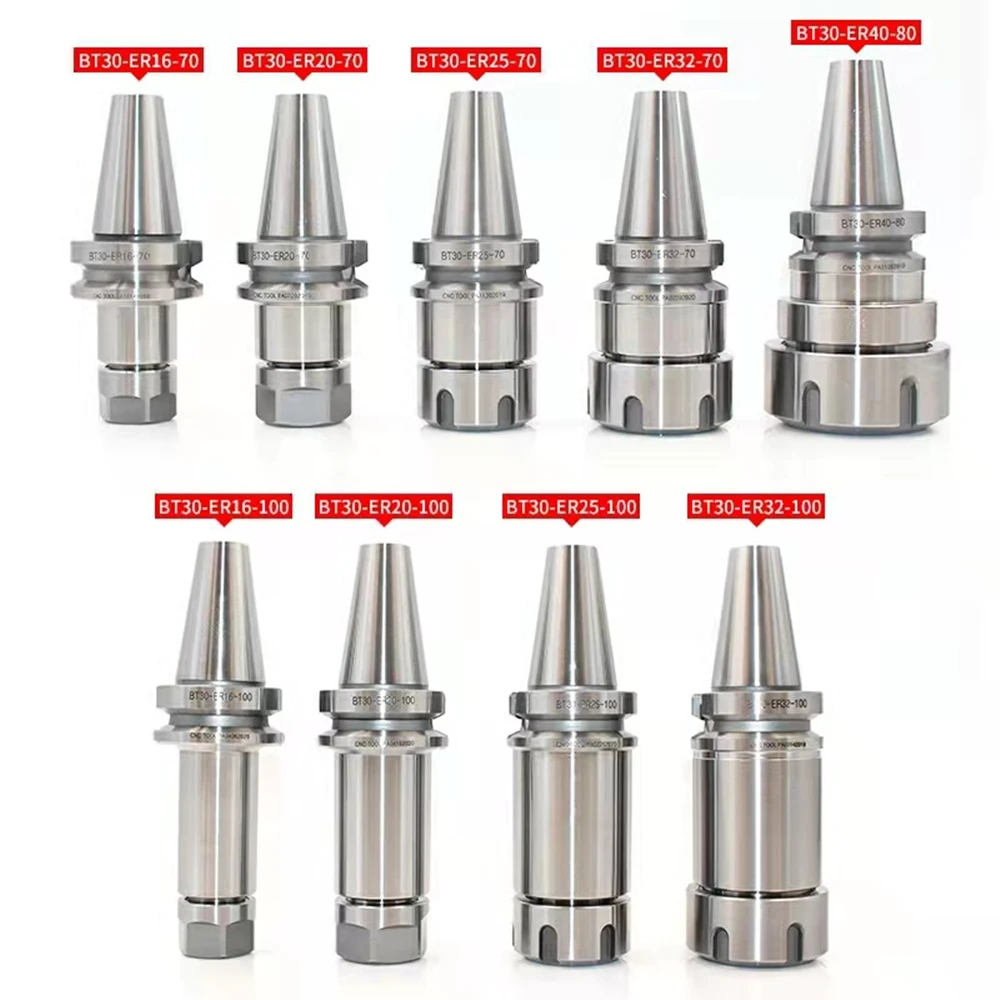 

high precision BT30 ER16 ER20 ER25 ER32 tool shank dynamic balance CNC machining center tool shank lathe tool holder spindle