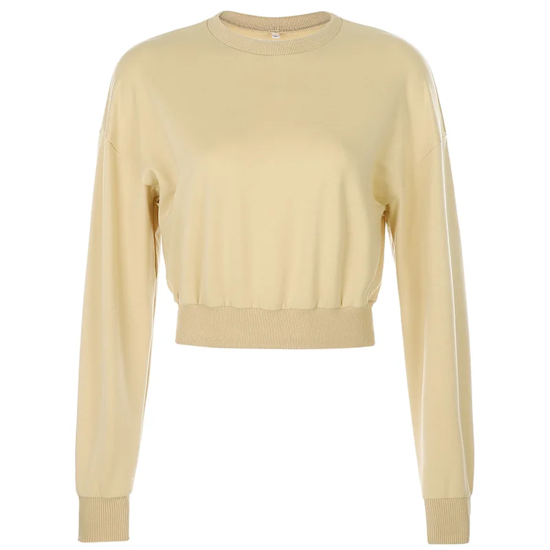 Two Pieces Suits Women Solid Colors Loose Streetwear 2 Piece Outfit Sets Causal Tracksuits Sweatshirt + Sporting Shorts Suits