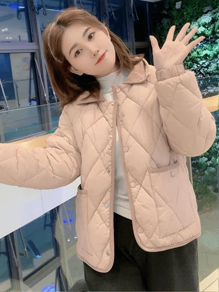 Пуховик с хлопковой подкладкой верхняя одежда женская зима 2024 новая популярная