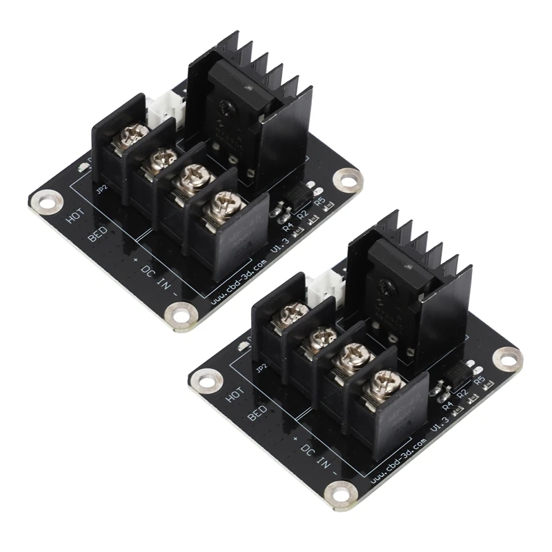 

2X 3D Printing Mosfet High Power Heated Bed Expansion Power Module Mos Tube For Prusa I3 Anet A8/A6 3D Printer Parts