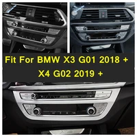 auto accessory fit for bmw x3 g01 2018 2022 x4 g02 2019 2021 central control air conditioning ac decoration frame cover trim