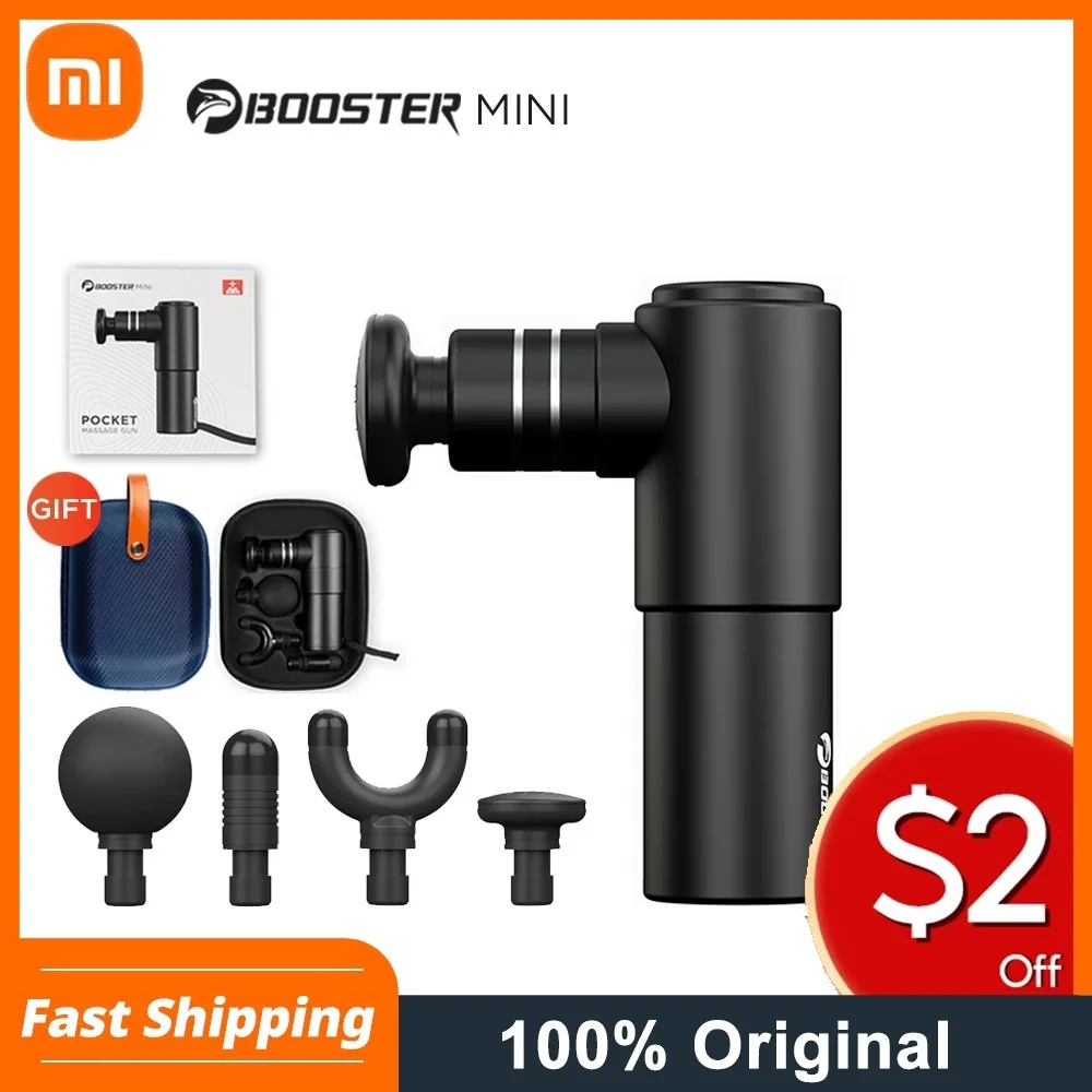 Xiaomi BOOSTER миниатюрный Электрический массажер для мышц карманный Массажер шеи
