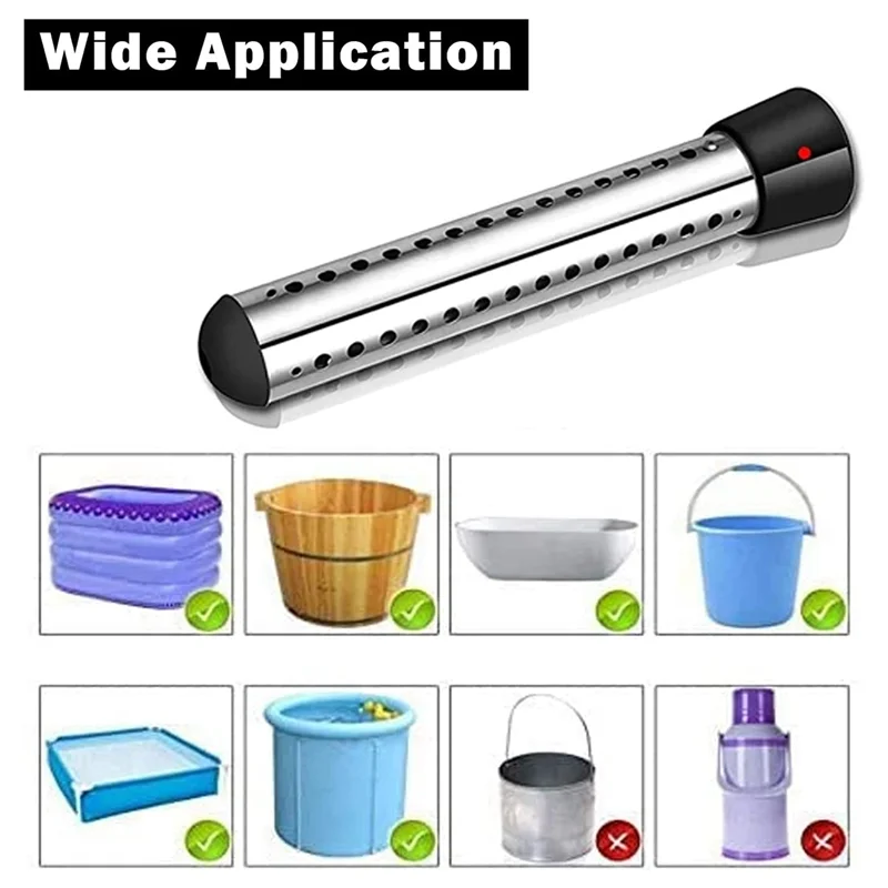 Погружной нагреватель 2500 Вт для бассейна с автоматическим таймером погружной