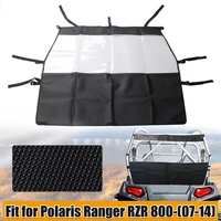 rhyming rear window shade cover black soft hood fit for polaris ranger rzr 800 2007 2014 waterproof canvas utv accessories