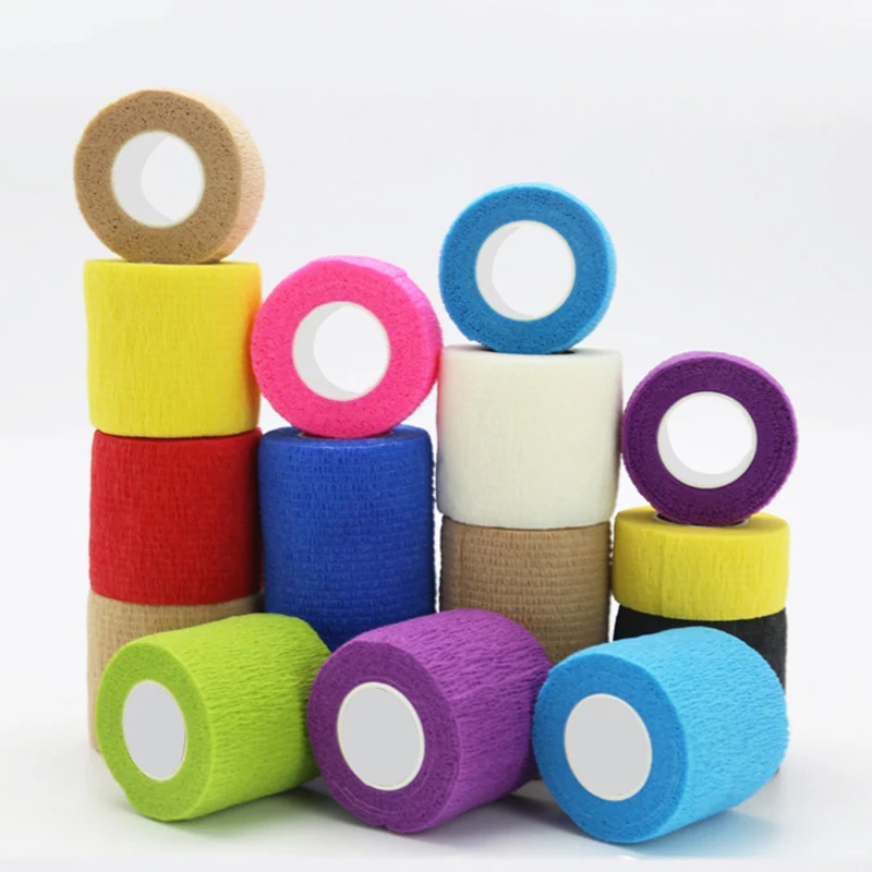 

6/10/20pcs Disposable Tattoo Bandage Wrap Tape Self Adhesive Elastic Bandage Tapefinger Bandage Tattoo Makeup Accessories