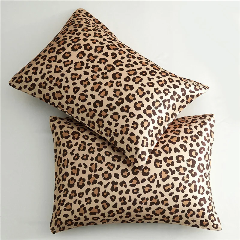 

2pcs/set Super Soft Pillowcase For Bed Sofa Cover Fashion Flower Geometric Leopard Print Pillow Cover Not Zipper