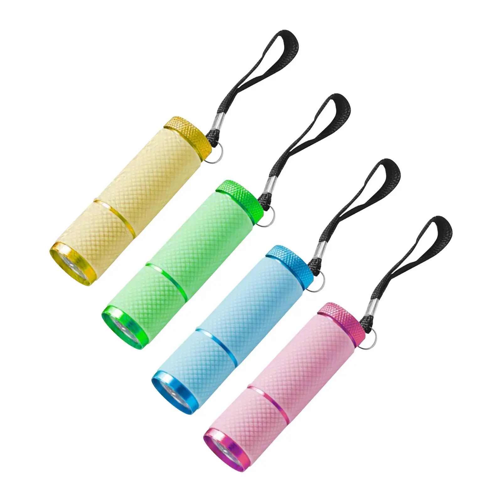 

Portable Handheld flashlights 9 LED Aluminum Alloy Waterproof Anti Slip Accessory