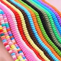 220pcs jewelry beads wheel spacer beads for jewelry making flat loose beads for diy bracelet beads childrens handmade materials