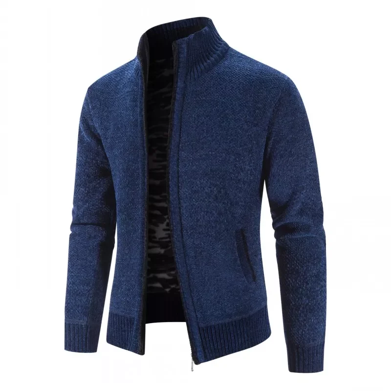 

2022New Cardigan Jacket Men Autumn Winter Men Warm Sweater Coat Men Knitted Sweater Solid Cardigan Jackets Man Casual Mens Cloth