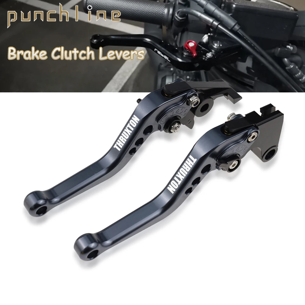 Fit For THRUXTON 2004-2015 Steve McQueen SE 2012 Adjustable Brake Handles Clutch Levers