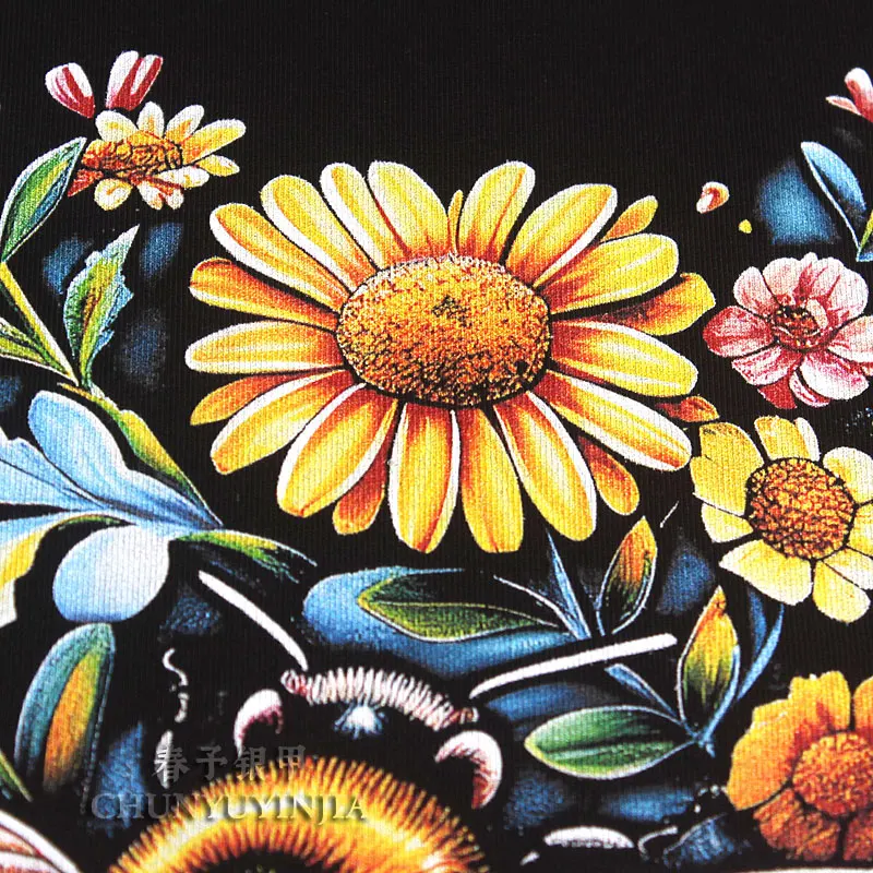 Chun yu yin jia Дизайнерская роскошная брендовая футболка с короткими рукавами и 3D