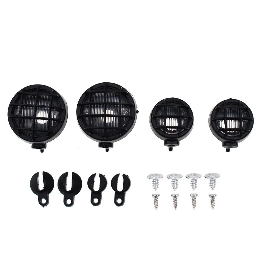 Автомобильный круглый абажур на радиоуправлении/задняя крышка для 1:10 RC Crawler Axial