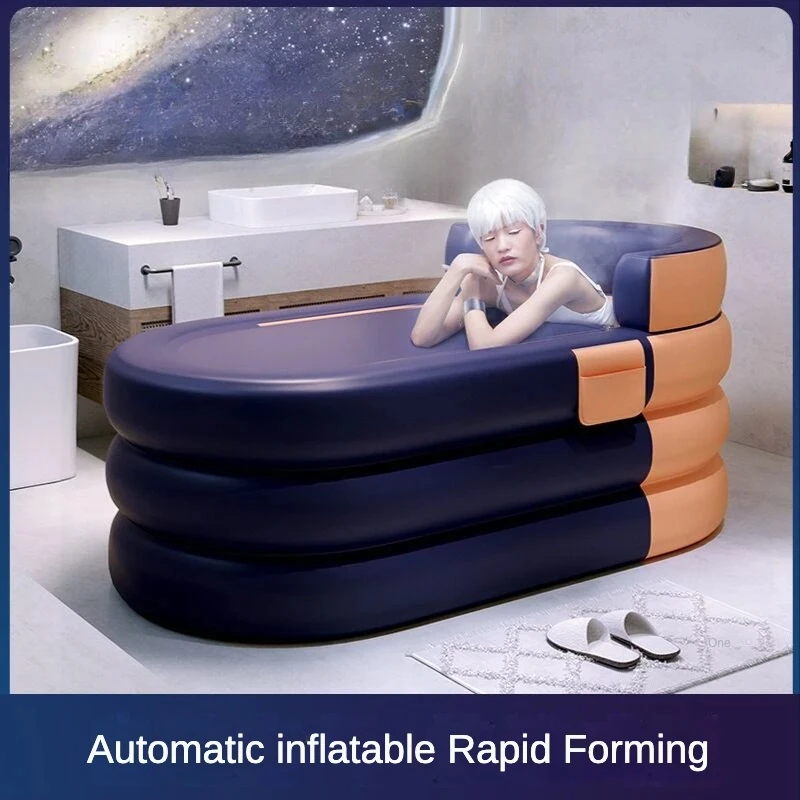Портативная складная ванна для взрослых и детей бытовая большой емкости