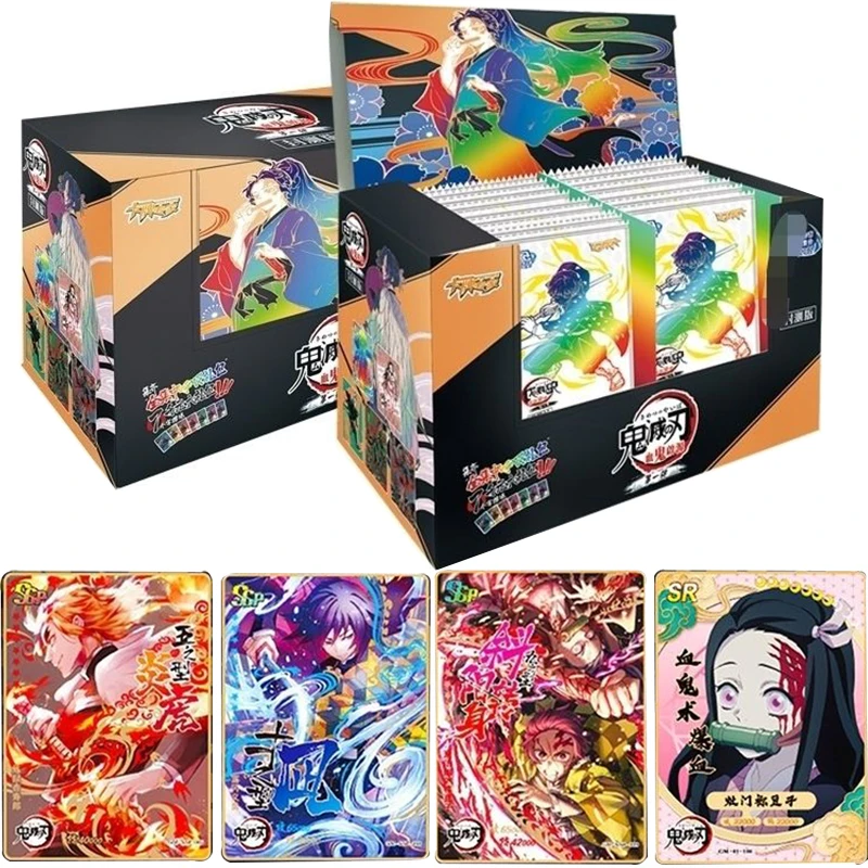 

2022 Japan Anime Demon Slayer Kamado Nezuko Cards Tcg Rare Ssp Sr Children's Board Game Toys Collection Card Gift