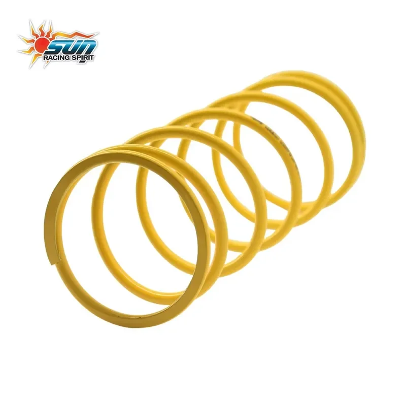 Фото Новая Желтая Центральная Пружина SUN Racing для Скутера CLICK125, 1200 об/мин, Прочная, Плавная Работа, Производство Тайвань, для Модернизации/Обновления №5
