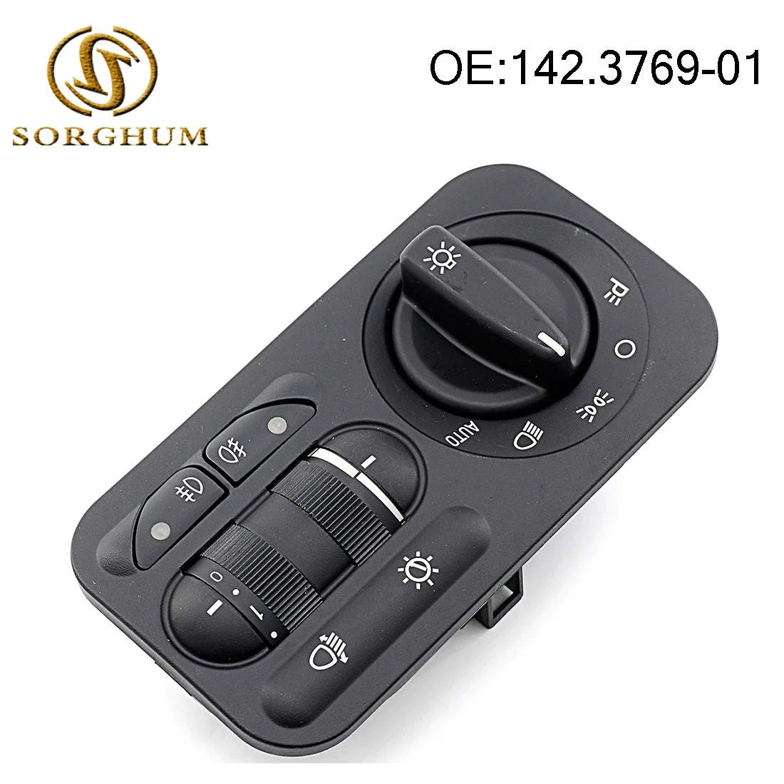 

New Black Auto Headlight Switch For LADA 142.3769-01