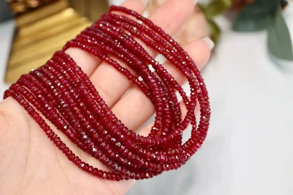 Популярное модное ожерелье 18K с рубином и сапфиром изумрудом Изящные Ювелирные