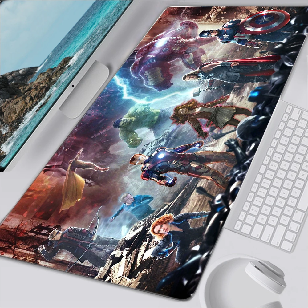 

Marvell Gaming Keyboard Mouse Pad Speed Office Computer Accessories Desk Mat Big Anime Girl Mousepad Pc Gamer Complete Mice Mats