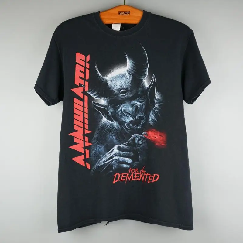 Фото Винтажная футболка Annihilator Tour 2017, техно, трэш-метал №1