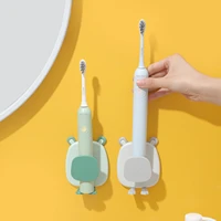bath wall mounted electric toothbrush holders traceless toothbrush holder space saving toothbrush hanger bathroom accessories