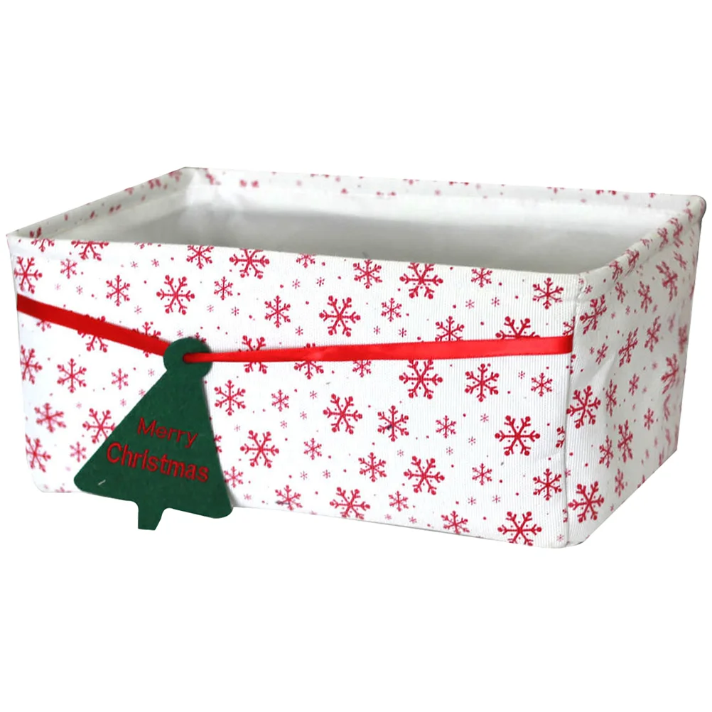 

Christmas Storage Baskets Basket Hampers Display Gift Fruit Fabric Bins Bin Wire Holiday Candy Foldable