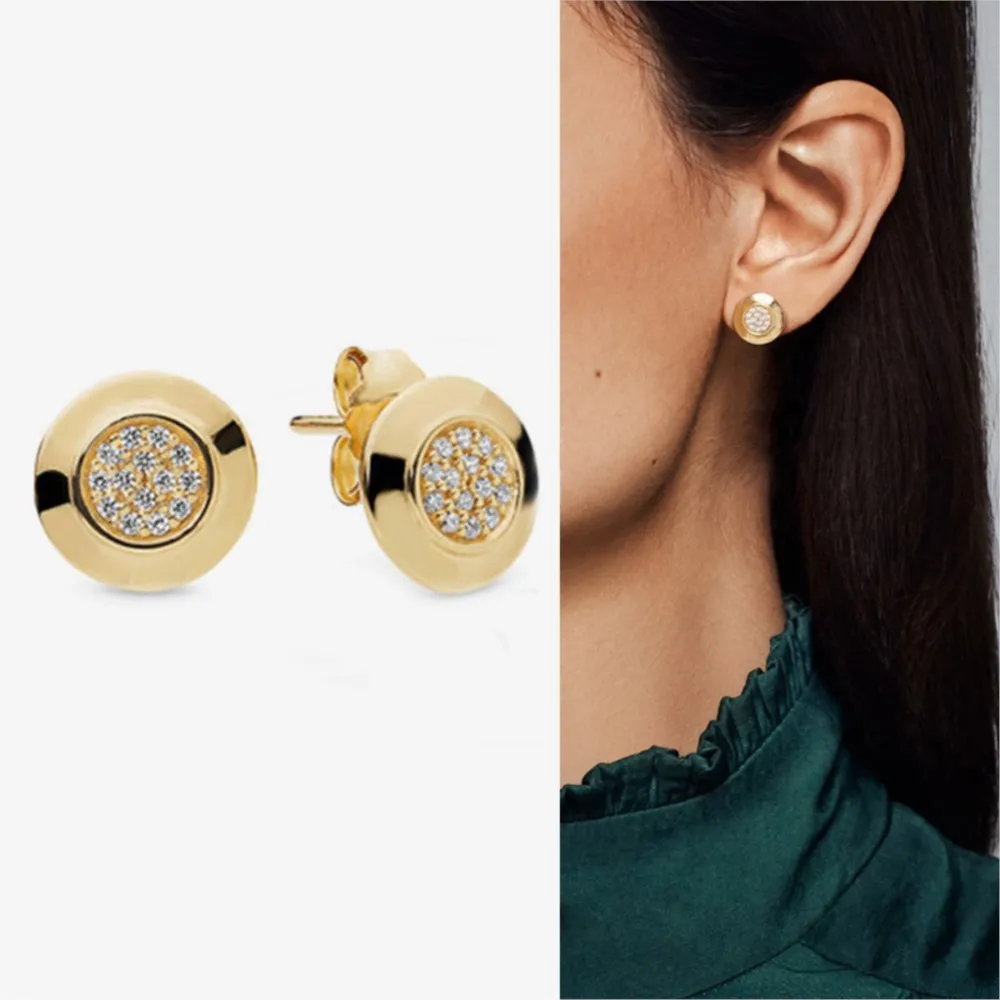 

HOT 925 Sterling Silver Earrings Sparkling Pink Solitaire Huggie Hoop Earrings Wishbone Heart Stud Earrings Women Jewelry Gift