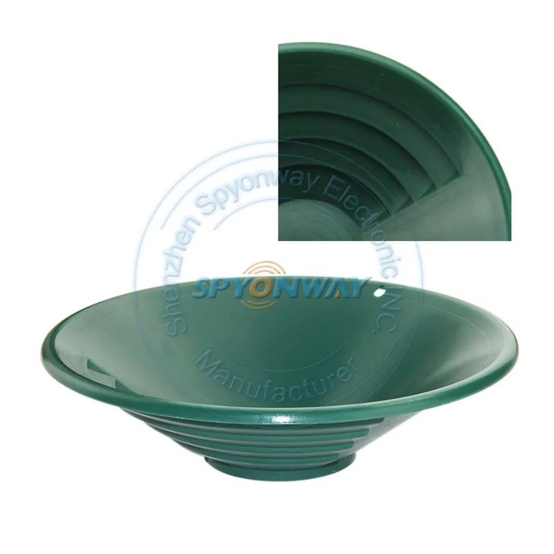 Толстая Пластиковая Золотая сковорода для рук мытья маленькой речной песчаной