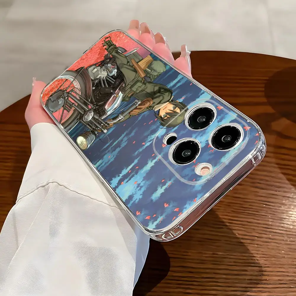 Фото Аниме чехол для телефона K-Kinos J-JourneyS для iPhone 17 Air 16 E 15 14 13 12 Mini 11 Pro Max, противоударный, прозрачный. №1
