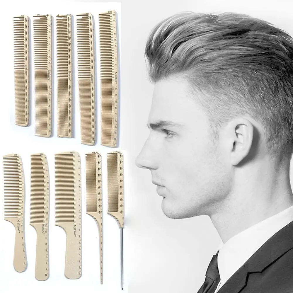 

HOT Ruler Comb Salon Plastic Barber Comb Styling Combs Clear Scale Laser