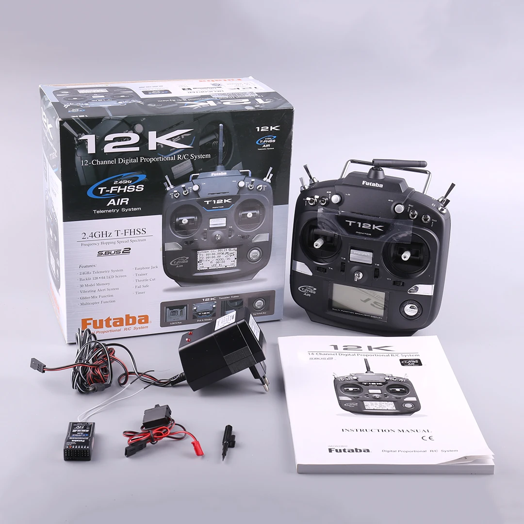 Futaba T12K 2 4G 12-канальный пульт дистанционного управления с приемником R3008SB для