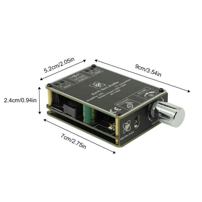 Bluetooth-совместимые музыкальные цифровые усилители мощности 5.0 стереоплата 50Wx2