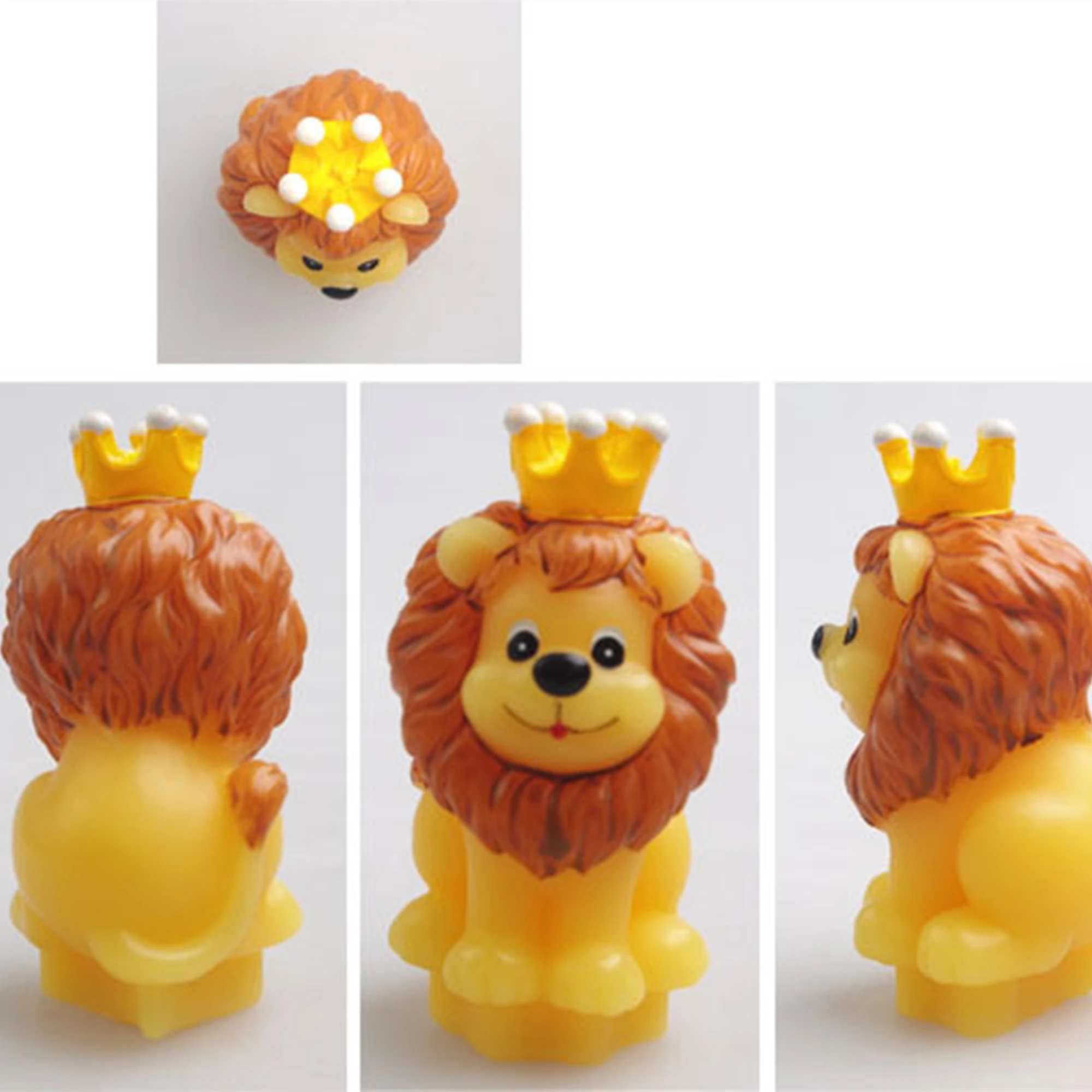 Силиконовая 3D форма в виде милого льва аксессуары для рукоделия дизайнерский