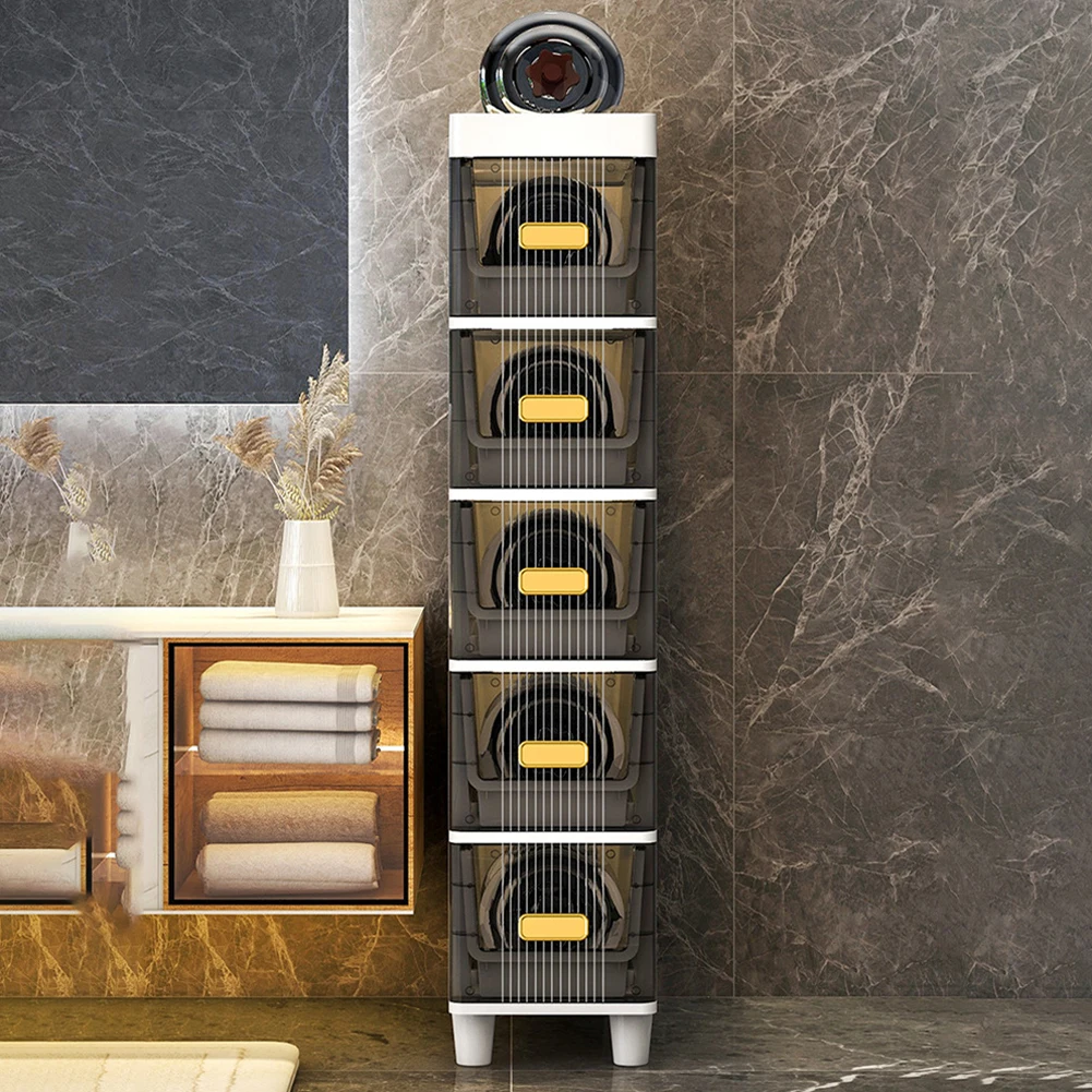 Угловая полка 4/5 ярусов водонепроницаемый шкаф для хранения туалетной бумаги