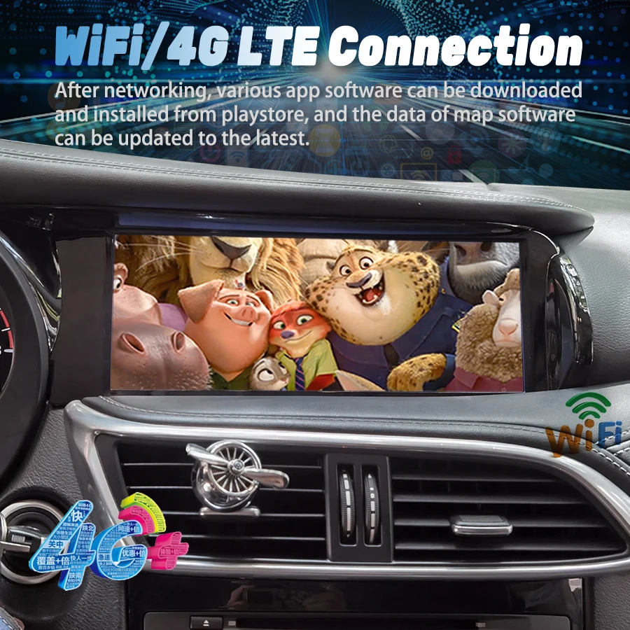 Qled экран Android 13 для Infiniti QX30 Q30 2015-2019 Автомобильная Мультимедийная магнитола стерео